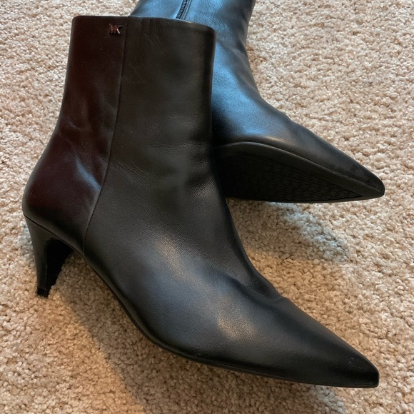 michael kors kitten heel booties